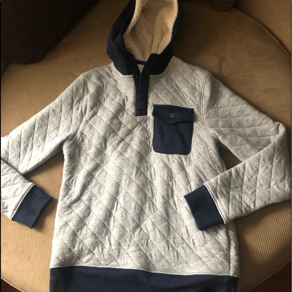 NWOT Quilted Hoodie